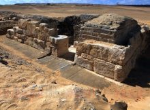 The mission unearthed 23 limestone pots as well as 4 copper tools as a part of the funerary furniture for the tomb owner. Credits: Dr Miroslav Barta