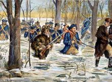 March to Vincennes by Frederick Coffay Yohn, painted in 1929.