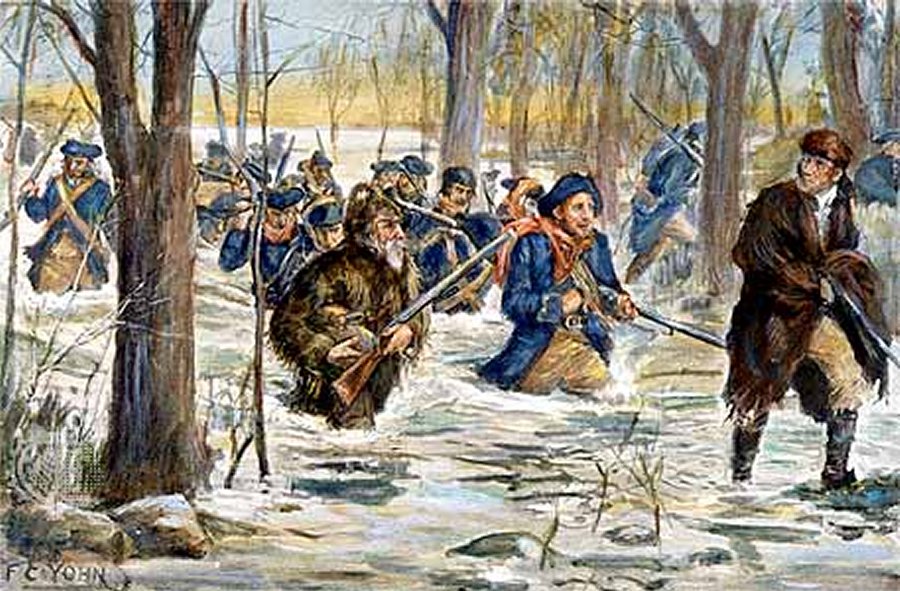 March to Vincennes by Frederick Coffay Yohn, painted in 1929.
