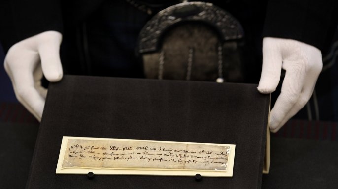 William Wallace letter