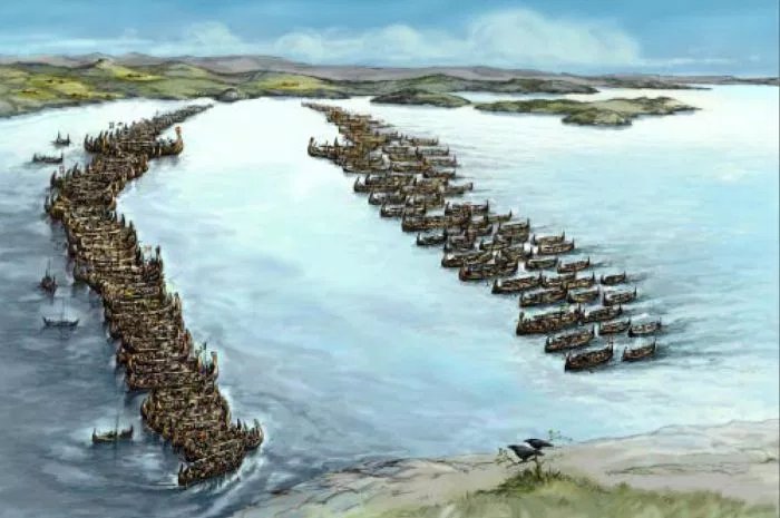 The naval battle in Hafrsfjord in about 872 AD is one of the largest in the history of Norway (Photo: Sola Historielag)
