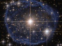 Sparkling at the centre of this beautiful NASA/ESA Hubble Space Telescope image is a Wolf Rayet star. ESA/Hubble & NASA