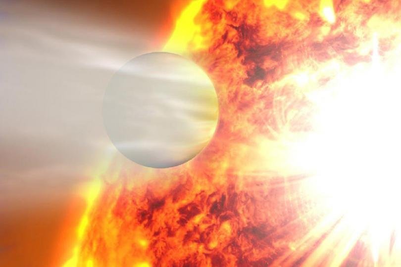 An artist's rendering shows the planet HD 20782, the most eccentric planet ever known, passing its star in close orbit. SF State Assistant Professor of Physics and Astronomy Stephen Kane is the lead author on a study detailing the planet's highly irregular orbit. Credit: NASA