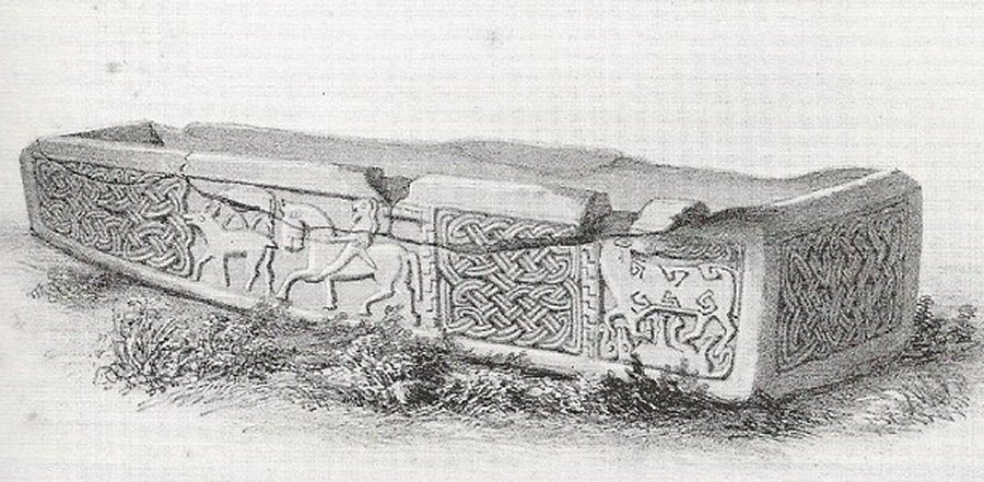The Govan Sarcophagus may have been intended to hold the mortal remains of the founder of the medieval Church of St Constantine which was built on the site, where Govan Old Parish Church stands today. Photo credits: The Govan Stones