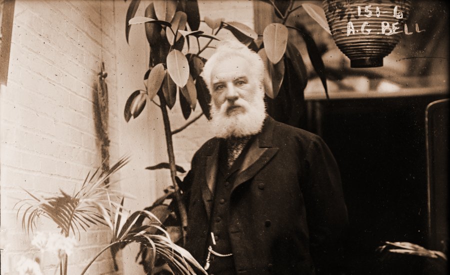 Bell had long been fascinated by the idea of transmitting speech, and by 1875 had come up with a simple receiver that could turn electricity into sound. In March 1876, Bell was granted a patent for the telephone and it developed quickly.