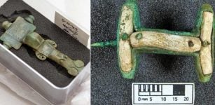 Human possessions discovered in burial site, Pocklington, east Yorkshire. Photograph: MAP Archeology