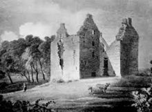 Pen and ink drawing of Partick Castle, 1817. Credits: scotcities.com