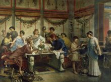 A Roman Feast, Roberto Bompiani, (Getty Museum)