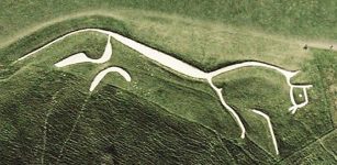 Uffington White Horse In Berkshire
