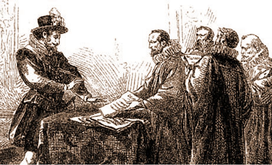 Jan Luyken, The Proclamation of the Edict of Nantes.The Edict of Nantes was the royal decree of Henry IV that ended the French Wars of Religion in 1598.