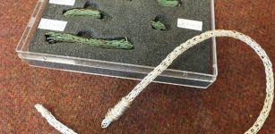 A whip used by monks to chastise themselves has been found at Rufford Abbey. The medieval item was found in 2014 but a recent discovery has revealed its importance. Credits: Nottinghamshire County Council