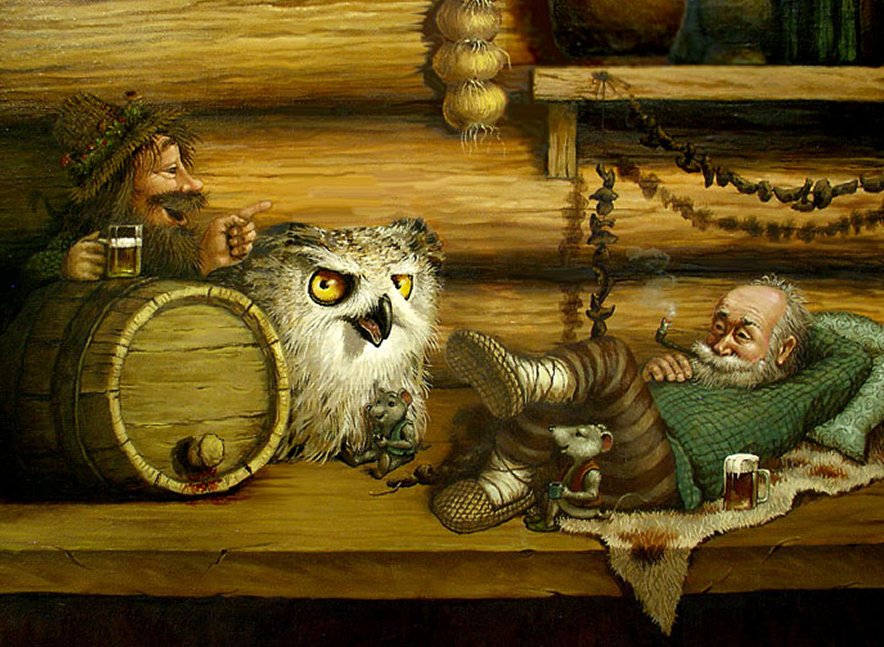 He is believed to protect the home from all kinds of tragedies and disasters, including diseases, thieves, forces of nature and evil spirits. Though, Domovik never brings harm to people, he is sometimes responsible for the so-called poltergeist.