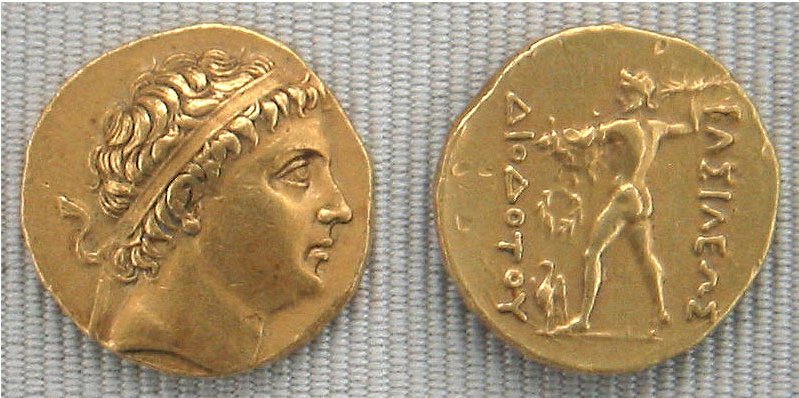 Greco-Bactiran kingdom ancient coins