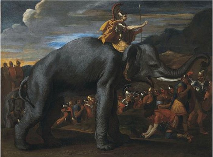 Hannibal crossing the Alps