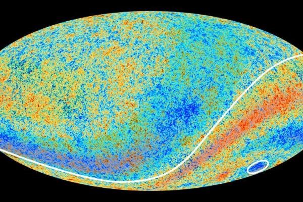 map of the cosmic microwave background