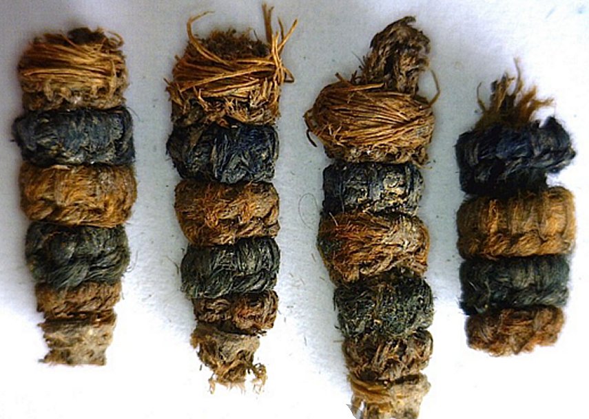 Fine open tabby of silk Sample 50 with irregular red color. Photo credits: Margarita Gleba, Photo via The Himalayan Times