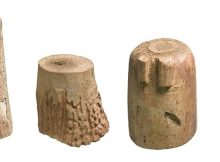 12th century chess pieces found in Northampton by MOLA.