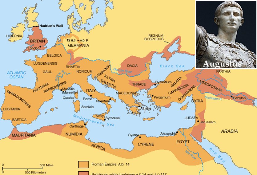 Besides the initial territorial conquests after the Punic Wars, the eternal city added land in the Balkans, Middle East, and North Africa. Later, they would move westward into Gaul, Spain and northward into Germany and Britain. Through the triumphs of Caesar, Augustus, Claudius, and Marcus Aurelius, Rome became one of largest empires that had ever existed, greater than that of Persia, Assyria, and even challenging that of Alexander the Great.