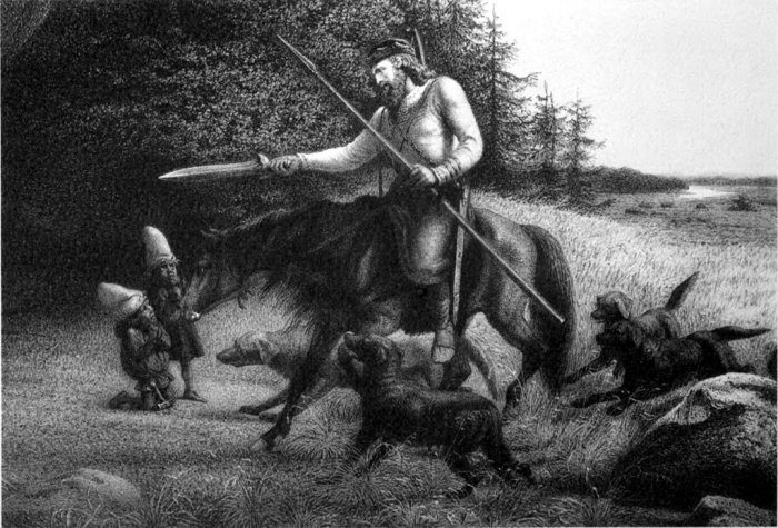 Svafrlami secures the sword Tyrfing.