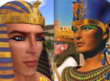 Ancient Egyptian men wore eye makeup.