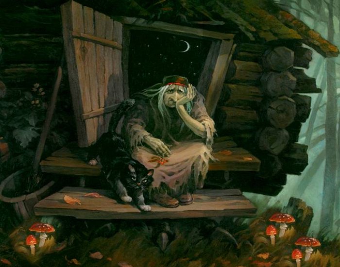 Baba Jaga is famous figure in Slavic mythology and through the ages, many different and most unbelievable characteristics are attributed to her.
