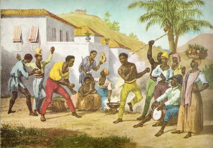 Capoeira or the Dance of War by Johann Moritz Rugendas, 1825, published in 1835