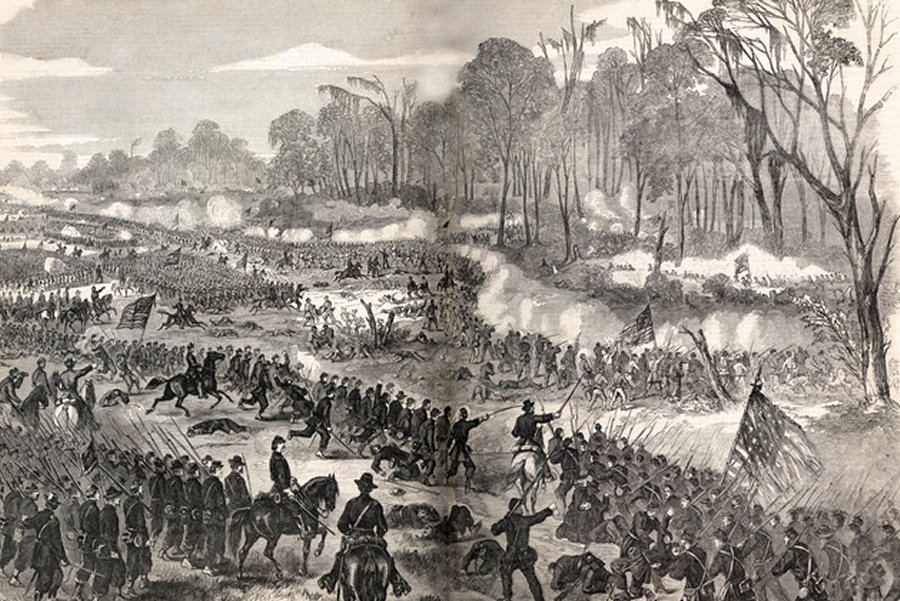 Battle of Champion Hill (Baker's Creek), May 16, 1863, artist's impression
