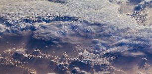 This image of clouds over the southern Indian Ocean was acquired on July 23, 2007 by one of the backward (northward)-viewing cameras of the Multi-angle Imaging SpectroRadiometer (MISR) instrument on NASA's polar-orbiting Terra spacecraft.Image credit: NASA/JPL-Caltech