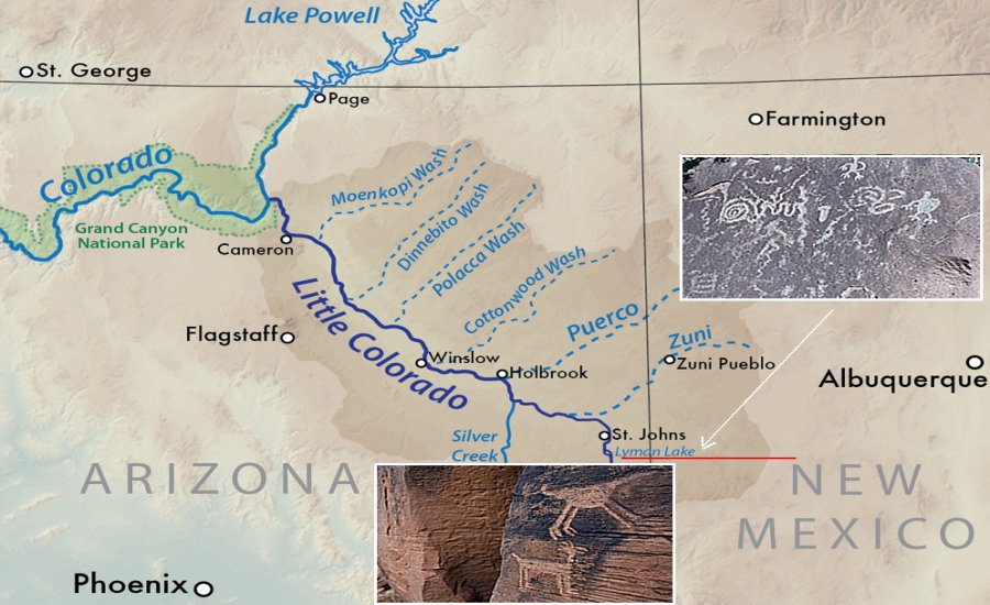 The prehistoric inhabitants of the upper Little Colorado River drainage left a rich material record of their time in the valley.