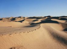 Taklamakan desert in Xinjiang Uyghur Autonomous Region.