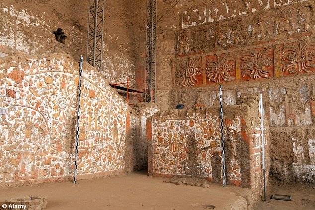 Ancient tomb of a Mochica ruler.