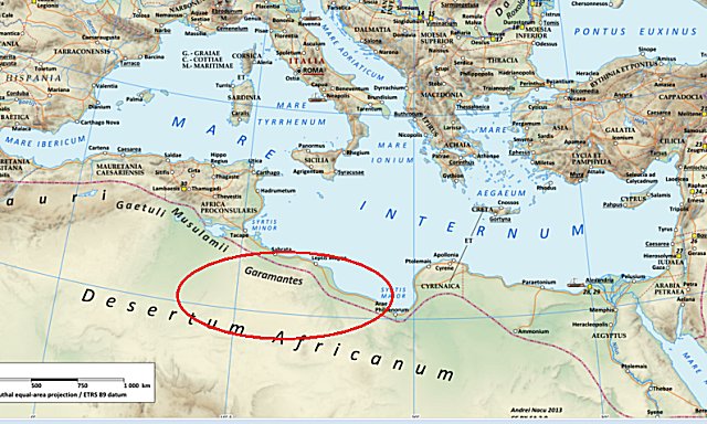 garamantes map