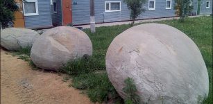 Giant stone balls in Siberia