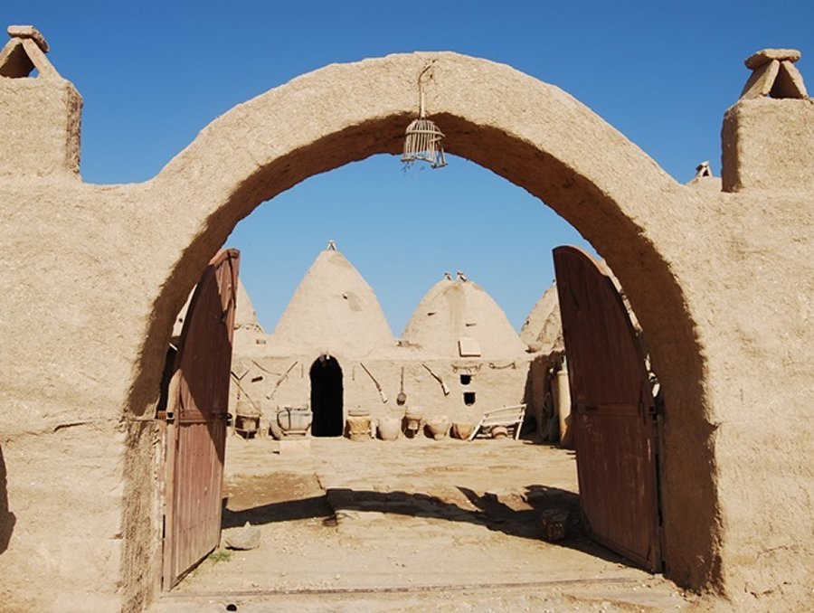 Harran's traditional 'beehive' adobe buildings, constructed entirely without wood.