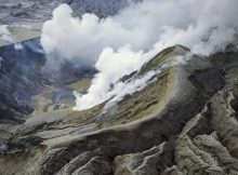 The active White Island volcano in the Bay of Plenty Photo: AFP