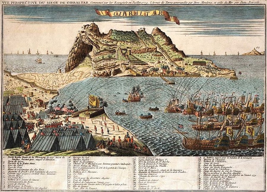 Siege of Gibraltar. Image via International History