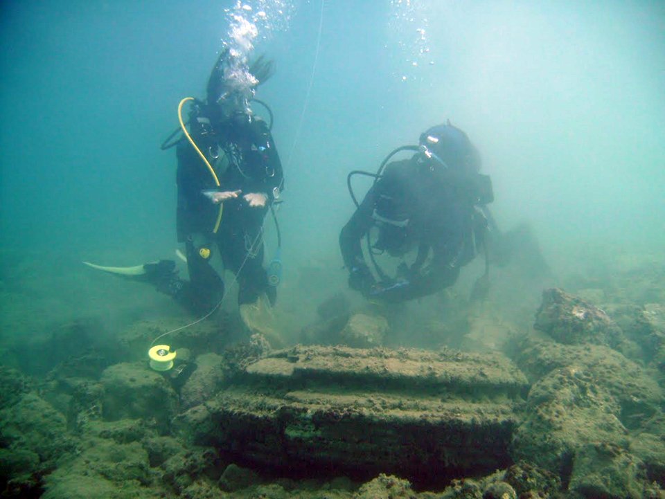 zakynthos underwater ruins