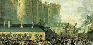 The Storming of the Bastille and the Arrestation of Governor de Launay.