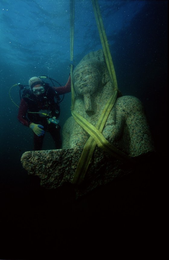 Underwater kingdom of Cleopatra