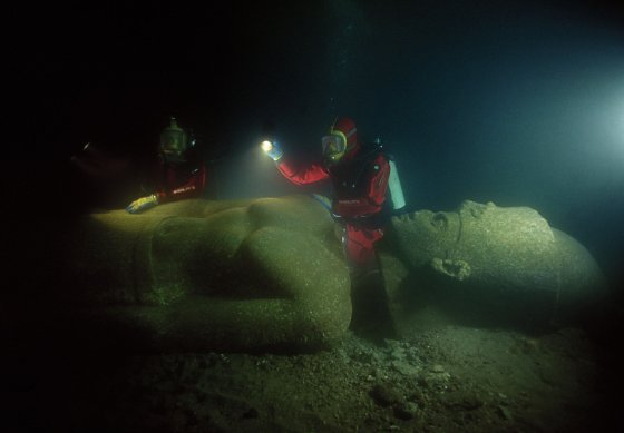 Underwater kingdom of Cleopatra