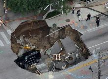 giant sinkhole Wisconsin