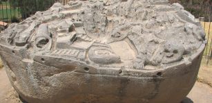 Puzzling Huge Ancient Sayhuite Monolith In Peru