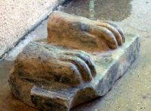 Ancient sphinx in Israel