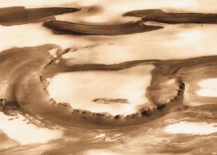 Martian winter - Udzha Crater. Credits: NASA/JPL-Caltech/ASU