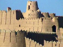 The fortification wall runs on three sides of the area, while on the northern side the lofty peaks of the higher hillocks serve as a wall.