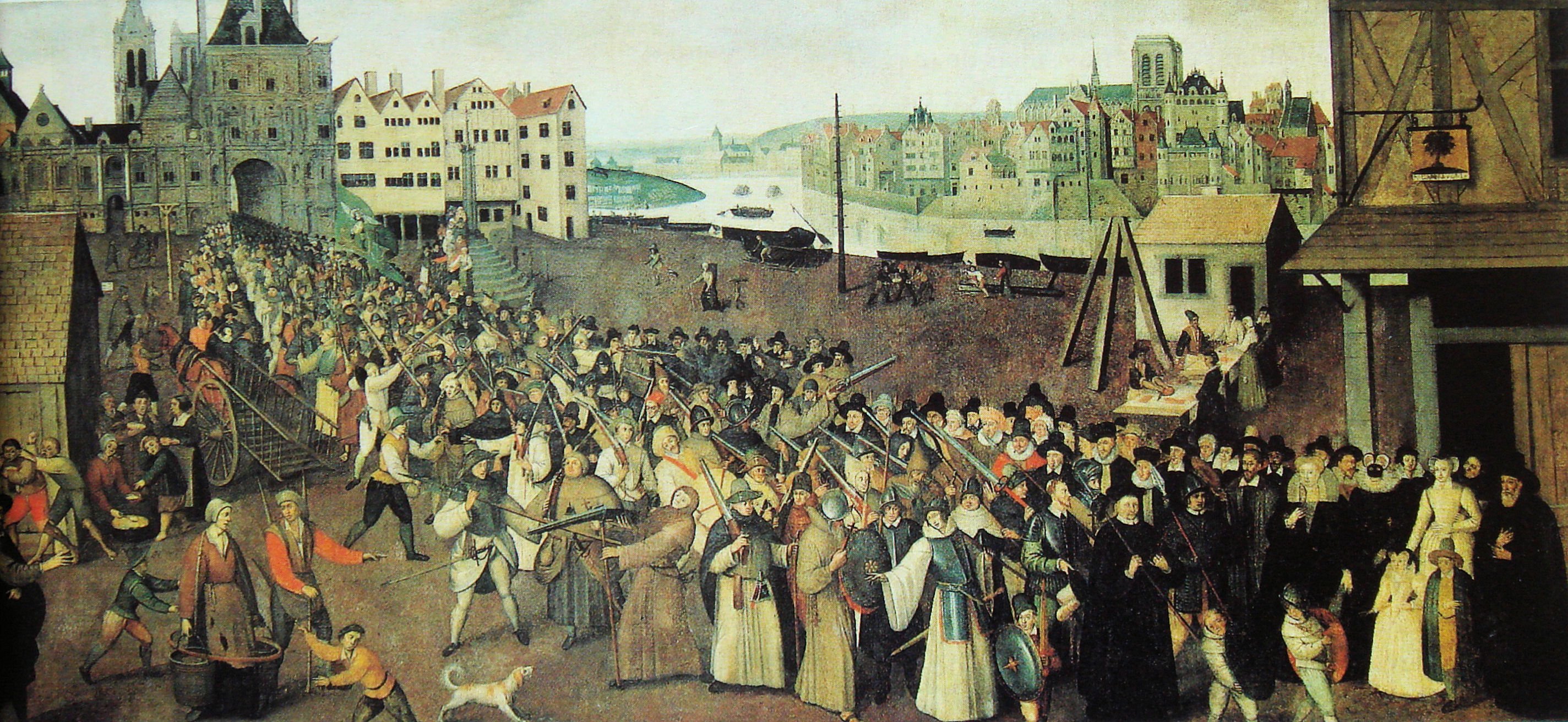 Armed procession of the Holy League in Paris in 1590, Musée Carnavalet.