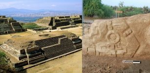 Crocodile stone Monte Alban