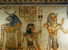 Amunherkhopshef with his father Rameses III