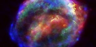 A false-color composite (CXO/HST/Spitzer Space Telescope) image of the supernova remnant nebula from SN 1604. Credit: NASA/ESA/JHU/R. Sankrit & W. Blair