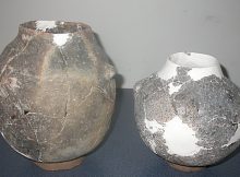 Globular Amphora Culture - Globular amphora unearthed in Kowal neolithic site, Poland